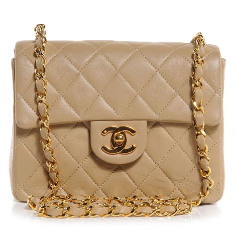 chanel tas mini square
